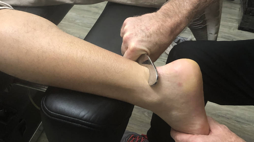 Graston Technique performed by Dr. Peter Duggan at Fuel Sport & Spine NYC